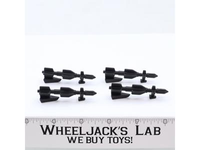 Avalanche Ski Missiles x4 1990 GI Joe Vintage Hasbro Action Figure Vehicle