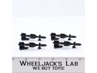 Avalanche Ski Missiles x4 1990 GI Joe Vintage Hasbro Action Figure Vehicle