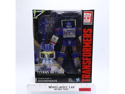 Soundblaster & Soundwave Transformers Titans Return 2015 Hasbro Figure NEW MIB