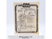 Kenner 1979 Darth Vader TIE Fighter Instructions Vintage