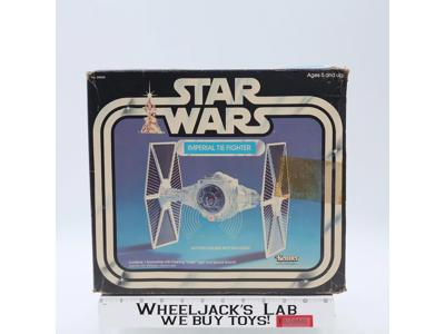 White Imperial Tie Fighter 100% Complete Star Wars 1978 Kenner Vehicle