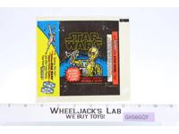 Star Wars C-3PO Movie Photo Card 1977 Topps Trading Card EMPTY Wrapper