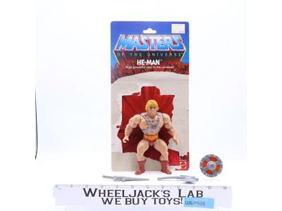 He-Man Soft Head Complete W/8 CARDBACK He-Man Masters of the Universe MOTU 1981
