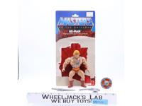 He-Man Soft Head Complete W/8 CARDBACK He-Man Masters of the Universe MOTU 1981
