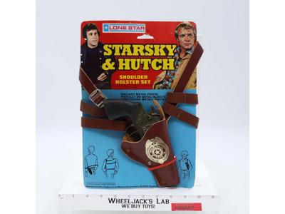 Starsky and Hutch Shoulder Holster Set on Card 1976 Lone Star Products New MOC