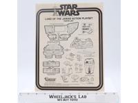 Land of the Jawas Action Playset Instructions Manual Kenner 1977 Star Wars