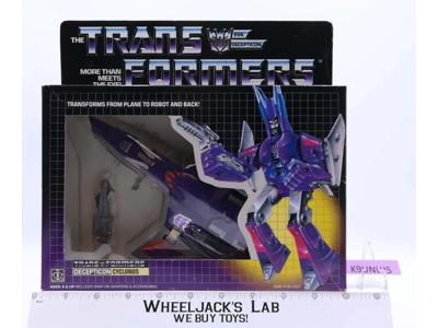 Cyclonus 100% Complete W/ NICE BOX & FIGURE 1986 Vintage G1 Transformers Hasbro