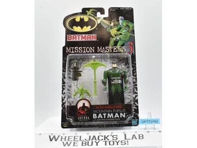 Mountain Pursuit Batman Mission Masters 3 Batman NEW MOSC Hasbro 2000