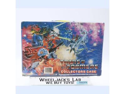 Vinyl Collectors Case W/Tray 1984 Tara Toy Corp. G1 Transformers Vintage