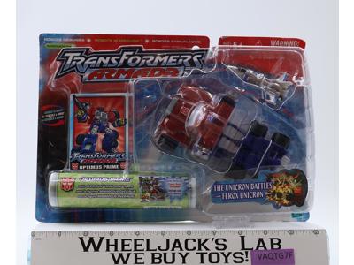 Optimus Prime W/ Over-Run Transformers Armada 2002 Hasbro Figure NEW SEALED