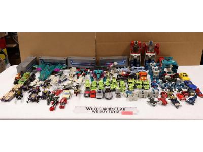 Lot of 89 G1 Transformers 1980's Hasbro Vintage Action Figures