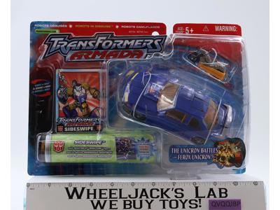 Sideswipe W/ Nightbeat Transformers Armada 2002 Hasbro Action Figure NEW SEALED