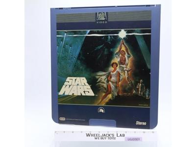 Star Wars A New Hope Stereo CED Videodisc 1977,1982 Lucasfilm Vintage