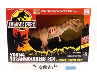 Young Tyrannosaurus Rex Dino Damage Jurassic Park 1993 Kenner NEW MIB