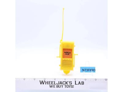 The Flintstones Krank Komics Cereal Toy YELLOW Hanna-Barbera