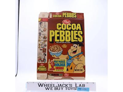 Flintstones Cocoa Pebbles Cereal W/ Pencil Ad 1976 Post Vintage EMPTY BOX