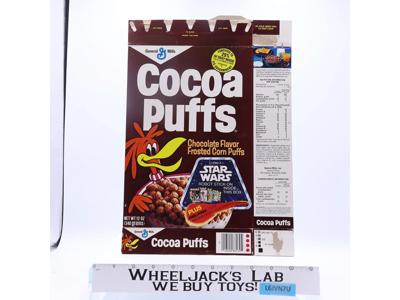 Cocoa Puffs Cereal Star Wars 1977 General Mills Vintage EMPTY BOX
