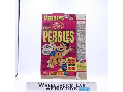 Flintstones Fruity Pebbles Cereal W/ Yo-Yo Ad 1971 Post Vintage EMPTY BOX