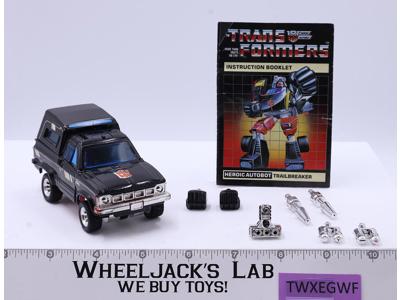 Trailbreaker 100% Complete 1985 Vintage G1 Transformers Action Figure