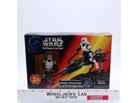 Imperial Speeder Bike Star Wars POTF 1995 Kenner Action Figure Vehicle NEW MIB