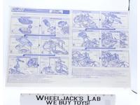 Ice Sabre 1992 ORIGINAL Instructions/ Blueprints G.I. Joe Hasbro Action Figure