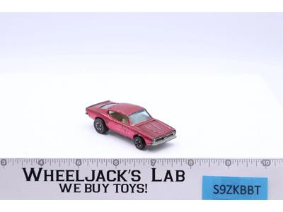 Custom Barracuda Rose 1968 Hot Wheels Mattel Vintage Redline US Hong Kong HYBRID