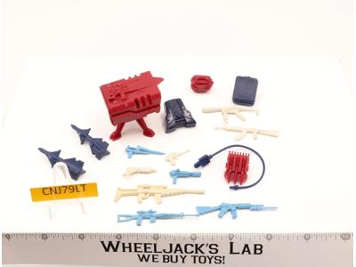 Lot Battle Gear Accessory 4 Set 10 1986 Weapons G.I. Joe Vintage
