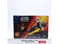 Imperial Speeder Bike Star Wars POTF 1995 Kenner Action Figure Vehicle NEW MIB