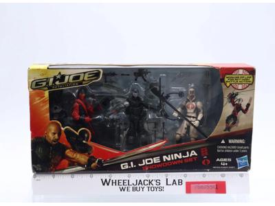 Ninja Showdown Set GI Joe Retaliation 2012 Hasbro Figure 3-Pack NEW SEALED