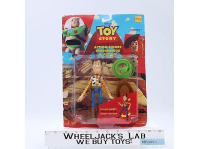 Kicking Woody Disney Toy Story 1995 Thinkway Toys Action Figure NEW SEALED