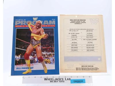 WWF Program Vol. 149 Magazine Catalog Vintage 1987 Lineup Sheet Event Card