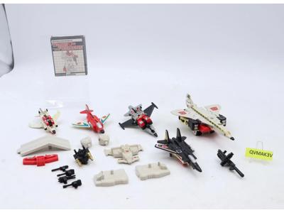 Superion Aerialbots Set 100% Complete Vintage 1986 G1 Transformers Hasbro