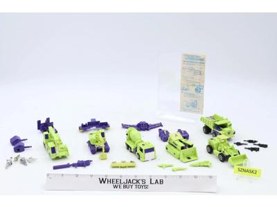 Devastator 100% Complete Vintage 1985 G1 Transformers Hasbro Action Figure