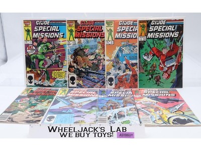 Lot of 8 G.I. Joe Special Missions Marvel Comic Books Issues 1-8 Vintage 1980s