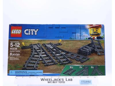 #60238 Switch Tracks Train Track Pieces 2018 Lego City NEW SEALED
