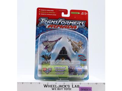 Jetstorm Runway & Sonar Armada 2002 Hasbro Action Figures NEW SEALED