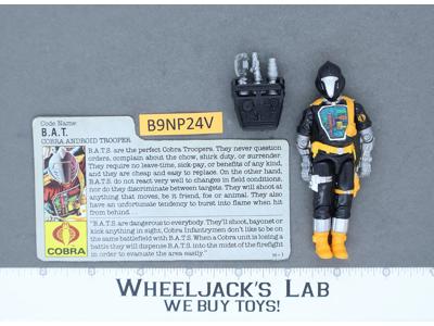 B.A.T.S. V1 100% Complete G.I. Joe 1986 Hasbro Vintage Action Figure