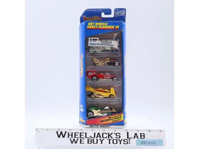 5 Car Gift Pack Hot Wheels Crazy Classics III 1997 Mattel 1:64 Scale NEW SEALED