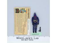 Cobra Commander V2 RED CARD BACK 100% Complete G.I. Joe 1984 Hasbro Vintage