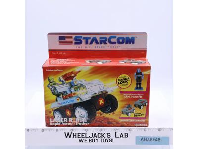 Laser RAT W/Capt. Vic 100% Complete Starcom 1986 Coleco Action Figure Vehicle