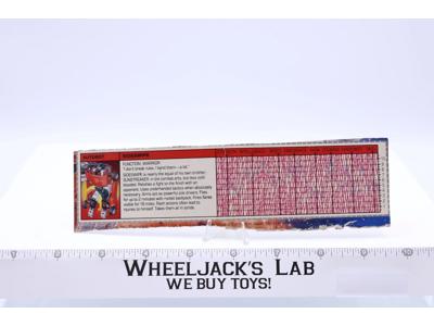 Sideswipe Action Figure Tech Spec 1985 Vintage Hasbro G1 Transformers