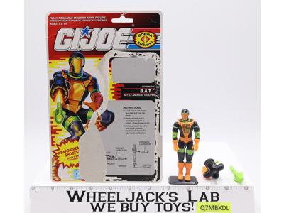 Cobra B.A.T. V2 100% Complete W/22 Cardback G.I. Joe 1991 Hasbro Vintage Figure