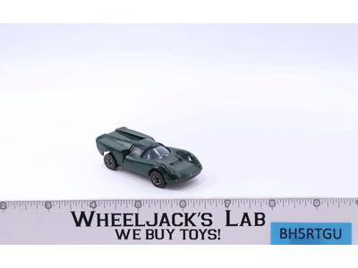 Lola GT70 Dark Green 1969 Redline Hot Wheels Mattel Vintage RL Hong Kong