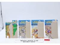 Lot of 4 Star Wars Droids Card Backs 1985 Kenner Vintage