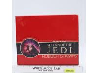 Lot of 34 Rubber Stamps W/ Display Box Star Wars ROTJ 1983 Adam Joseph Ind.
