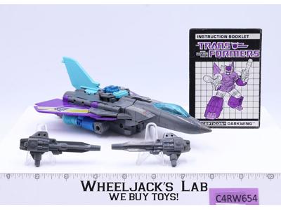 Darkwing 100% Complete Vintage 1988 G1 Transformers Hasbro Action Figure