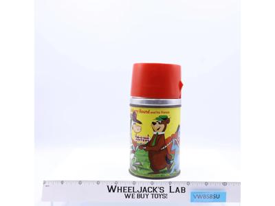 Huckleberry Hound and His Friends Metal Thermos Huckleberry Hound 1961 VTG