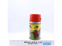 Huckleberry Hound and His Friends Metal Thermos Huckleberry Hound 1961 VTG