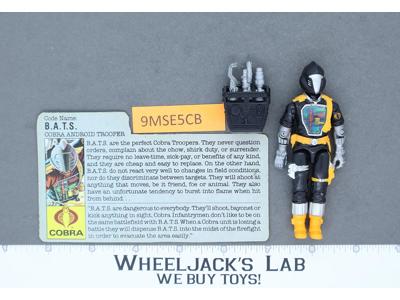 B.A.T.S. V1 100% Complete G.I. Joe 1986 Hasbro Vintage Action Figure