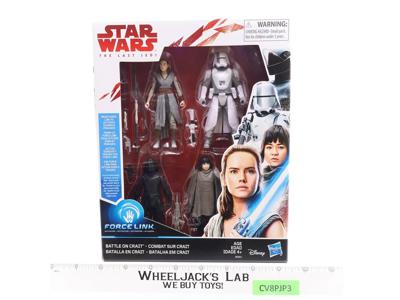 Battle on Crait Star Wars The Last Jedi 2017 Hasbro Action Figure Set NEW SEALED